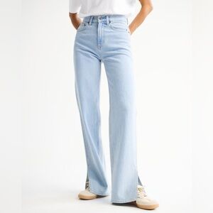 Abercrombie & Fitch High Rise 90s Relaxed Split-Vent Hem Jean - Size 29 Long